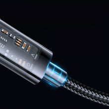 Заредете изображение във визуализатора на галерията – Joyroom USB cable - USB Type C for charging / data transmission 3A 1.2m blue (S-UC027A12) - TopMag
