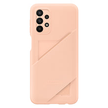 Заредете изображение във визуализатора на галерията – Samsung Card Slot Cover Case for Samsung Galaxy A23 5G Silicone Cover Card Wallet Copper (EF-OA235TPEGWW) - TopMag
