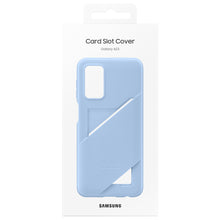 Заредете изображение във визуализатора на галерията – Samsung Card Slot Cover Case for Samsung Galaxy A23 Silicone Case Wallet Card Blue (EF-OA235TLEGWW) - TopMag
