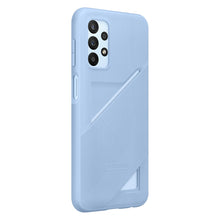 Заредете изображение във визуализатора на галерията – Samsung Card Slot Cover Case for Samsung Galaxy A23 Silicone Case Wallet Card Blue (EF-OA235TLEGWW) - TopMag
