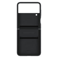 Заредете изображение във визуализатора на галерията – Samsung Flap Leather Cover Leather Case for Samsung Galaxy Z Flip4 Folding Leather Case Black (EF-VF721LBEGWW) - TopMag
