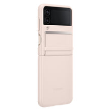 Заредете изображение във визуализатора на галерията – Samsung Flap Leather Cover Case for Galaxy Z Flip4 Peach (EF-VF721LPEGWW) - TopMag
