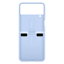 Заредете изображение във визуализатора на галерията – Samsung Ring Silicone Cover Case Cover for Samsung Galaxy Z Flip4 Hanger Case Blue (EF-PF721TLEGWW)
