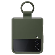 Заредете изображение във визуализатора на галерията – Samsung Ring Silicone Cover Case Cover for Samsung Galaxy Z Flip4 Hang Tag Case khaki (EF-PF721TGEGWW) - TopMag
