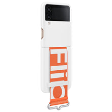 Заредете изображение във визуализатора на галерията – Samsung Strap Silicone Cover Case Cover for Samsung Galaxy Z Flip4 Hanger Case White (EF-GF721TWEGWW) - TopMag
