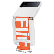 Заредете изображение във визуализатора на галерията – Samsung Strap Silicone Cover Case Cover for Samsung Galaxy Z Flip4 Hanger Case White (EF-GF721TWEGWW) - TopMag
