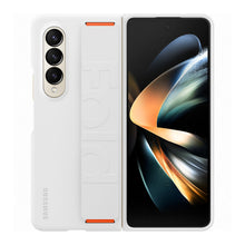 Заредете изображение във визуализатора на галерията – Samsung Silicone Grip Cover Case for Samsung Galaxy Z Fold4 Case with Wrist Strap White (EF-GF936TWEGWW) - TopMag
