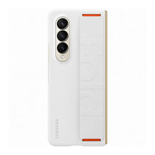 Заредете изображение във визуализатора на галерията – Samsung Silicone Grip Cover Case for Samsung Galaxy Z Fold4 Case with Wrist Strap White (EF-GF936TWEGWW) - TopMag
