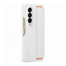 Заредете изображение във визуализатора на галерията – Samsung Silicone Grip Cover Case for Samsung Galaxy Z Fold4 Case with Wrist Strap White (EF-GF936TWEGWW) - TopMag
