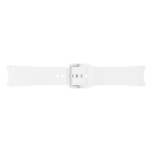 Заредете изображение във визуализатора на галерията – Samsung Sports Elastic Wristband for Samsung Galaxy Watch 4/4 Classic / 5/5 Pro (M / L) white (ET-SFR91LWEGEU) - TopMag
