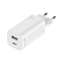 Заредете изображение във визуализатора на галерията – Xiaomi Mi Travel Charger GaN 65W USB / USB Type C charger white (BHR5515GL) - TopMag
