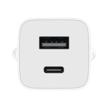 Заредете изображение във визуализатора на галерията – Xiaomi Mi Travel Charger GaN 65W USB / USB Type C charger white (BHR5515GL) - TopMag
