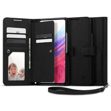 Заредете изображение във визуализатора на галерията – Spigen WALLET S PLUS GALAXY A53 5G BLACK - TopMag
