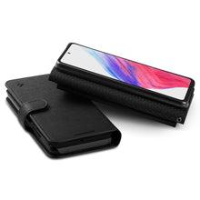 Заредете изображение във визуализатора на галерията – Spigen WALLET S PLUS GALAXY A53 5G BLACK - TopMag
