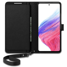 Заредете изображение във визуализатора на галерията – Spigen WALLET S PLUS GALAXY A53 5G BLACK - TopMag
