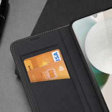 Заредете изображение във визуализатора на галерията – Dux Ducis Skin X2 case for Samsung Galaxy A34 5G flip cover wallet stand black
