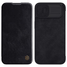Заредете изображение във визуализатора на галерията – Nillkin Qin Pro Leather Case iPhone 14 6.1 2022 Black
