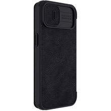 Заредете изображение във визуализатора на галерията – Nillkin Qin Pro Leather Case iPhone 14 6.1 2022 Black
