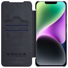 Заредете изображение във визуализатора на галерията – Nillkin Qin Pro Leather Case iPhone 14 6.1 2022 Black
