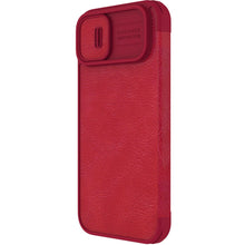 Заредете изображение във визуализатора на галерията – Nillkin Qin Pro Leather Case iPhone 14 6.1 2022 Red
