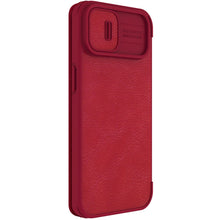 Заредете изображение във визуализатора на галерията – Nillkin Qin Pro Leather Case iPhone 14 6.1 2022 Red
