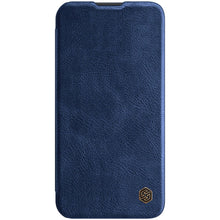 Заредете изображение във визуализатора на галерията – Nillkin Qin Pro Leather Case iPhone 14 6.1 2022 Blue
