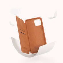 Заредете изображение във визуализатора на галерията – Nillkin Qin Pro Leather Case iPhone 14 Plus 6.7 2022 Black
