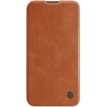 Заредете изображение във визуализатора на галерията – Nillkin Qin Pro Leather Case iPhone 14 Pro Max 6.7 2022 Brown
