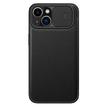 Заредете изображение във визуализатора на галерията – Nillkin Qin Pro Leather Case-plain leather iPhone 14 6.1 2022 Classic Black

