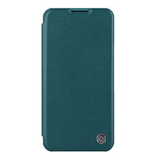 Заредете изображение във визуализатора на галерията – Nillkin Qin Pro Leather Case-plain leather iPhone 14 6.1 2022 Exuberant Green
