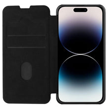 Заредете изображение във визуализатора на галерията – Nillkin Qin Pro Leather Case-plain leather iPhone 14 Pro 6.1 2022 Classic Black

