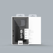 Заредете изображение във визуализатора на галерията – Nillkin Qin Cloth Pro Case Case For iPhone 14 Pro Camera Protector Holster Cover Flip Case Blue

