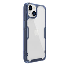 Заредете изображение във визуализатора на галерията – Nillkin Nature Pro case iPhone 14 armored case cover blue
