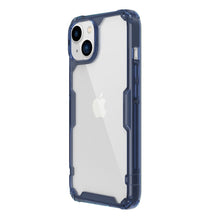 Заредете изображение във визуализатора на галерията – Nillkin Nature Pro case iPhone 14 armored case cover blue

