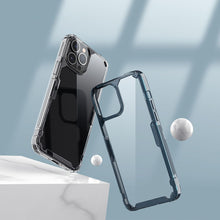 Заредете изображение във визуализатора на галерията – Nillkin Nature Pro case iPhone 14 Pro Max armored case cover blue
