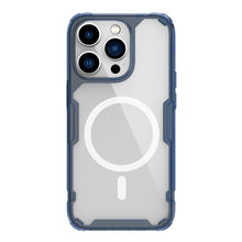 Заредете изображение във визуализатора на галерията – Nillkin Nature Pro Magnetic Case for iPhone 14 Pro magnetic cover MagSafe blue
