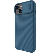 Заредете изображение във визуализатора на галерията – Nillkin CamShield Pro Case (PC and TPU) iPhone 14 6.1 2022 Blue
