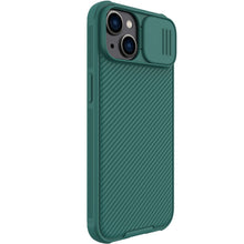 Заредете изображение във визуализатора на галерията – Nillkin CamShield Pro Case (PC and TPU) iPhone 14 6.1 2022 Deep Green
