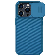Заредете изображение във визуализатора на галерията – Nillkin CamShield Pro Case (PC and TPU) iPhone 14 Pro 6.1 2022 Blue
