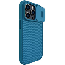 Заредете изображение във визуализатора на галерията – Nillkin CamShield Pro Case (PC and TPU) iPhone 14 Pro 6.1 2022 Blue

