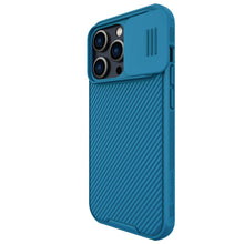 Заредете изображение във визуализатора на галерията – Nillkin CamShield Pro Case (PC and TPU) iPhone 14 Pro 6.1 2022 Blue
