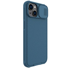 Заредете изображение във визуализатора на галерията – Nillkin CamShield Pro Case (PC and TPU) iPhone 14 Plus 6.7 2022 Blue

