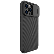 Заредете изображение във визуализатора на галерията – Nillkin CamShield Pro Case (PC and TPU) iPhone 14 Pro Max 6.7 2022 Black

