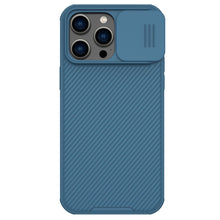 Заредете изображение във визуализатора на галерията – Nillkin CamShield Pro Case (PC and TPU) iPhone 14 Pro Max 6.7 2022 Blue
