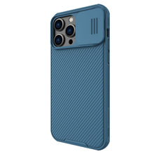 Заредете изображение във визуализатора на галерията – Nillkin CamShield Pro Case (PC and TPU) iPhone 14 Pro Max 6.7 2022 Blue
