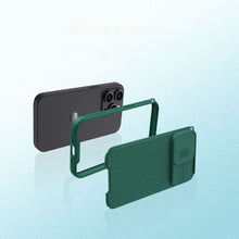 Заредете изображение във визуализатора на галерията – Nillkin CamShield Pro Case (PC and TPU) iPhone 14 Pro Max 6.7 2022 Deep Green
