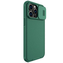 Заредете изображение във визуализатора на галерията – Nillkin CamShield Pro Case (PC and TPU) iPhone 14 Pro Max 6.7 2022 Deep Green
