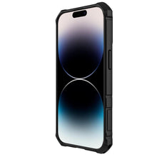 Заредете изображение във визуализатора на галерията – Nillkin CamShield Armor Pro Case for iPhone 14 Pro Armored cover stand ring black
