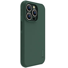 Заредете изображение във визуализатора на галерията – Nillkin Super Frosted Shield Pro iPhone 14 Pro Max 6.7 2022 Deep Green
