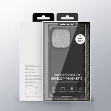 Заредете изображение във визуализатора на галерията – Nillkin Super Frosted Shield Pro Magnetic Case iPhone 14 Pro Max 6.7 2022 Black
